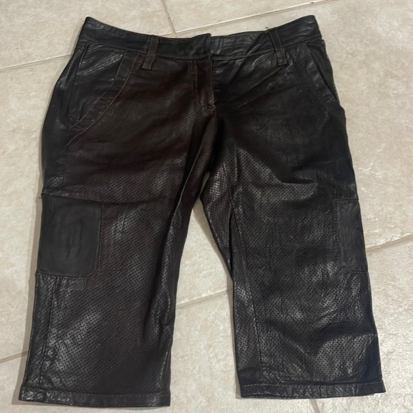 John Richmond Pants - John Richmond Lamb skin pants